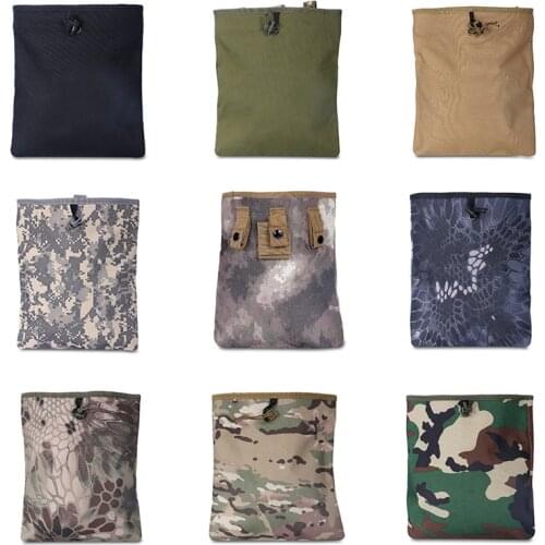 Outdoor Military Army Dump Drop Pouch Magazine Pouch Reloader Molle Airsoft Camouflage Tool Bag Pouches Hunting Gun Accessories