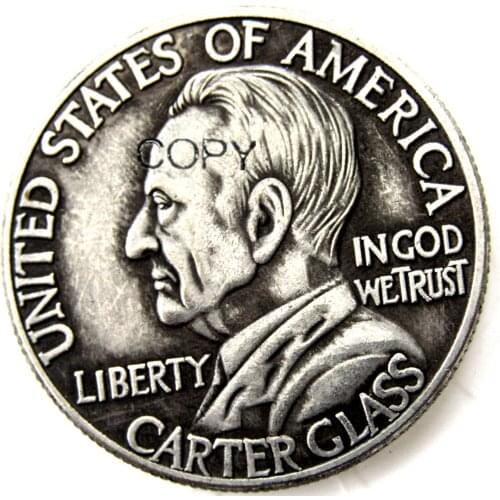 1936 Lynchburg HALF DOLLAR Silver Plated Copy Coin