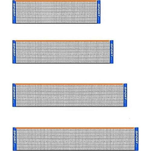 3m/4m/5m/6m portable stand supporting folding simple standard tennis net, badminton net, volleyball net