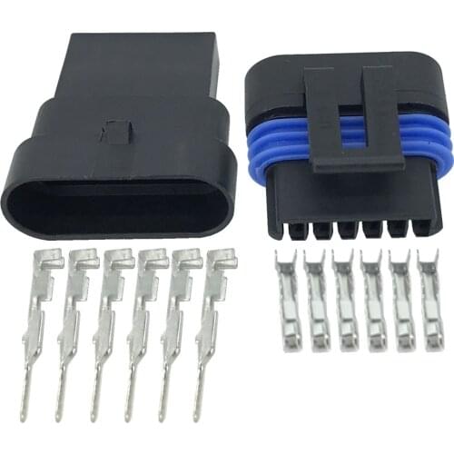 Lot DJ7066Y-1.5-11/21 6 pin high quality auto housing plastic wire harness connector