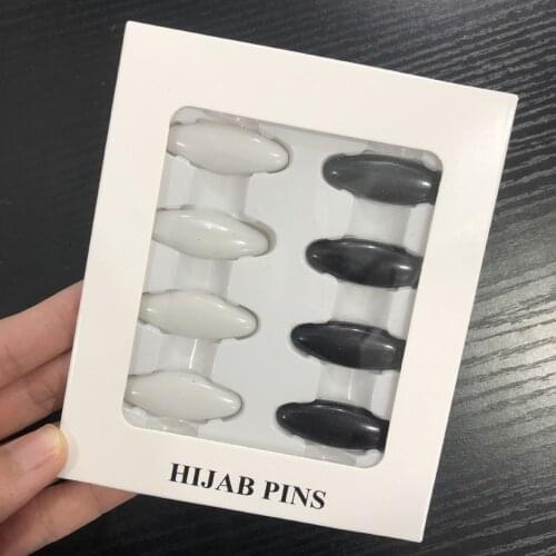 Wholesale Hot Sell Plastic Safety Scarf Pins Muti-Color Muslim Hijab Accessories Buckle Mix Set