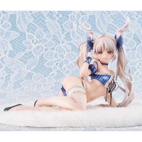 Anime Kls Chris Bunny Girl Sexy girls Lying Ver. 1/8 Scale Painted PVC Action Figure Clothes Removable Model Adult Toys