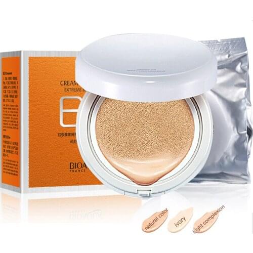 BIOAQUA Liquid Foundation BB Cream Cushion Brighten Skin Tone Oil Control Moisturizing CC Cream Whitening Face Makeup TSLM2