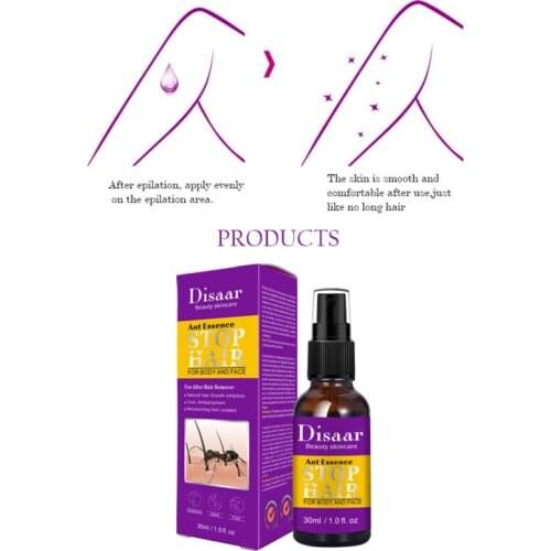 Beard Bikini Intimate Face Leg Body Armpit Painless Removal Cream Hair Remover Inhibitor Spray Facial Wax for Depilation