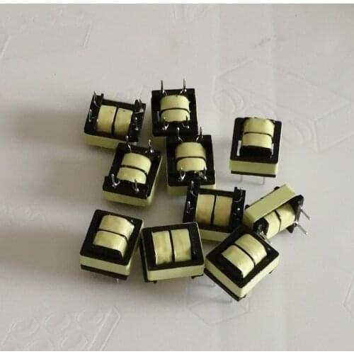 10 PCS EE Shape Ferrite Core Inductor Choke EE12 4 Pin Ferrite Bead Transformer Inductance Ferrite Magnets Chokes