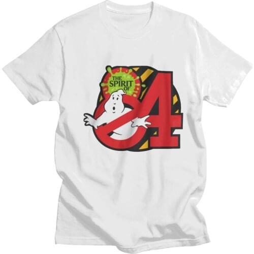 Male The Spirti OF '84 T-Shirt Streetwear Supernatural Comedy Film Tshirt Short Sleeve Unique T Shirt Homme Cotton Tee Clothing