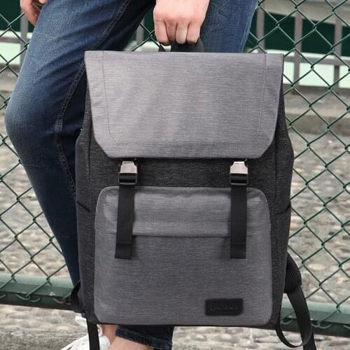 Korean Backpack Notebook Computer Schoolbag Oxford Cloth Travel & Outdoor Buckle Backpack One Piece Dropshipping