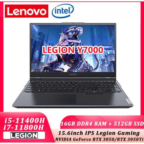 Lenovo Legion Y7000 2021 Gaming Laptop Intel i5-11400H/i7-11800H High Refresh Rate IPS Full Screen Windows10 Backlit metal body
