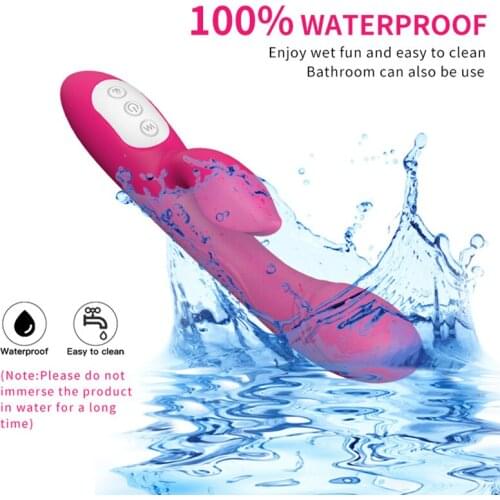 Heating Vibrator, Dual-Motor Silicone Massage Stick, Frequency Conversion Vibrator, Female Masturbation Device