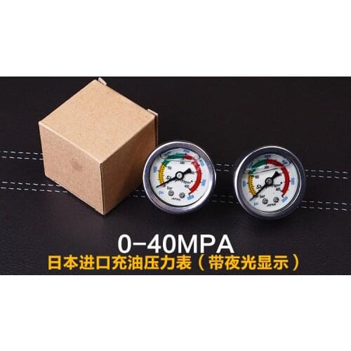 High pressure pump 30mpa luminous pressure gauge repair parts 40mpa