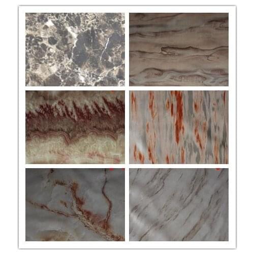 Latest style oil skin marbled PVC leather thickness 0.7mm decorative marble artificial leather fabric stone pattern material