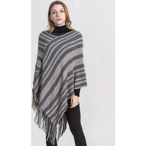 2019 New Design Winter Warm plaid Ponchos And Capes For Women Oversized Shawls Wraps Cashmere Pashmina Female Bufanda