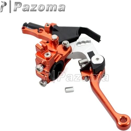 Orange Supermoto Motorcycle Clutch Lever 7/8" 22mm Dirt Bike Enduro Folding Adjustable Lever for Kawasaki Suzuki Honda Yamaha