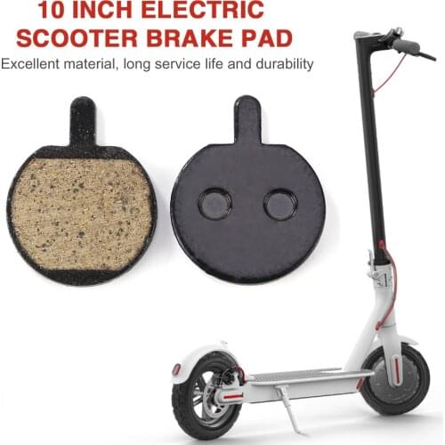 1 Pair 10 inch Electric Scooter Resin Disc Brake Pads for Kugoo M4 Kick Scooter Replacement Parts Friction Plates
