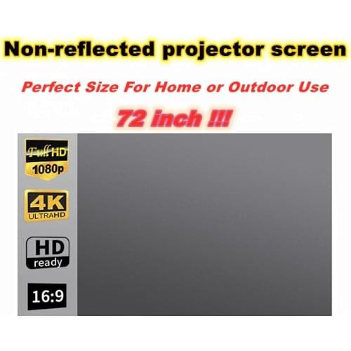 Foldable Projector Screen Reflective Fabric Cloth Projection Screen 72 Inch for YG300 XGIMI DLP LED Video Beamer Home Office Use