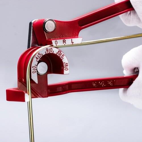 6 8 10mm 1/4" 5/16" 3/8" Brake Line Brass Tube Pipe Manual Bending Tool Type Fuel Brake Pipe Bender Bender Hand Tool