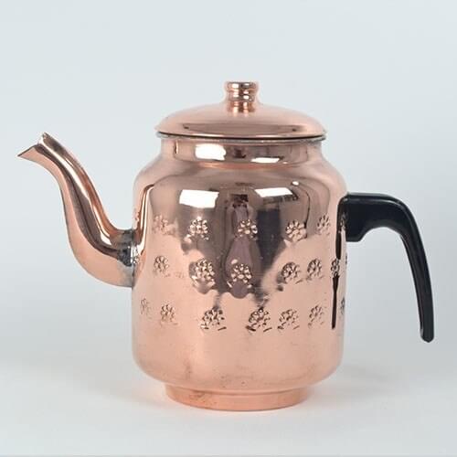 Turkish Copper Teapot coffee Cooker Type Big size Handmade Kettle Traditional Tea Coffee Boiler Plastic Handle