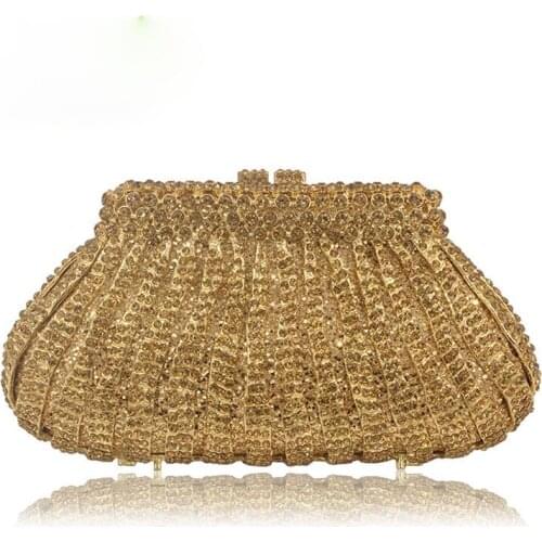 Rainbow Striped Rhinestone Women Crystal Evening Clutchces Bags Minaudiere Handbags Banquet Wedding Clutch Bridal Silver Purse