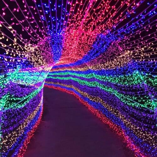 10M 20M 30M 50M 100M Waterproof LED String Fairy Light Holiday Patio Christmas Party Wedding Decor AC 220V/110V Outdoor Light