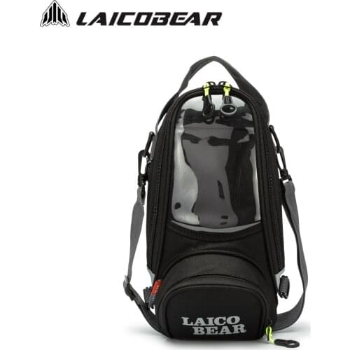 LAICOBEAR Waterproof For Motorcycle Tank Case Navigation Package Oil Bags Bike Motorcycle Saddlebags Shoulder Backpack Scooter