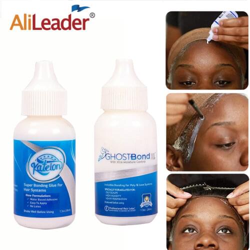 1pcs Waterproof Lace Wig Bonding Glue 38Ml/15Ml Invisible Transparent Adhesive Glue Remover Hair Glue For Lace Wig Wax Stick