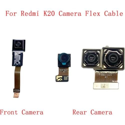 Back Rear Front Camera Flex Cable For Xiaomi 9T 9TPro Redmi K20 K20Pro Main Big Small Camera Module Repair Replacement Parts