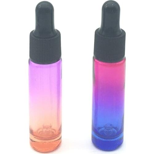 1pcs 10ml Perfume Sample Glass Bottle Pipette Dropper Bottle with Pure Glass Dropper Tubes Essential Oil Vial