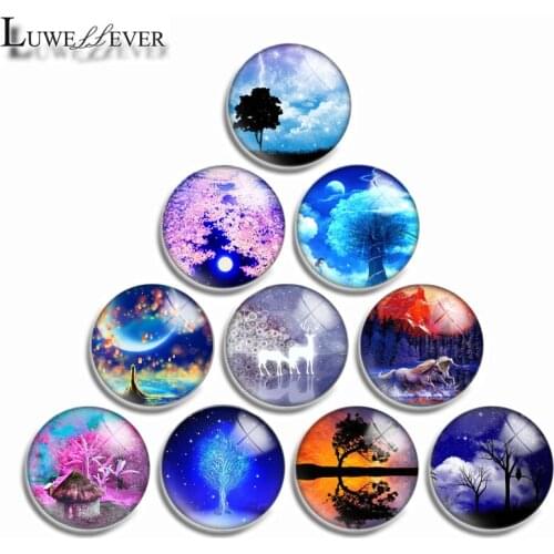 12mm 10mm 16mm 20mm 25mm 30mm 524 Mix Round Glass Cabochon Jewelry Finding 18mm Snap Button Charm Bracelet