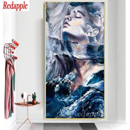 Diamond Painting abstract woman painting 5D DIY Diamond Embroidery female girl art Cross Stitch,diamond Mosaic Sale large decor