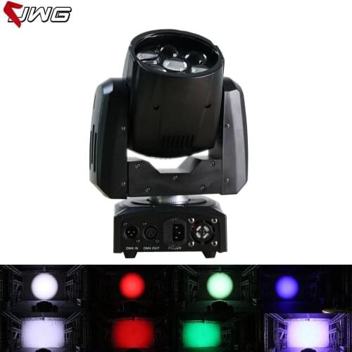 Free shipping Professional Stage & Dj/Party/Stage Lighting Effect 7*12W RGBW 4in1 LED Moving Head Zoom Light With Wash Effect