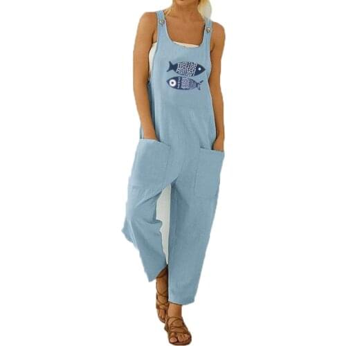 Loose Maternity Pant Suspenders Trousers 2021 Cartoon Sleeveless Pregnant Women Overalls Jumpsuits Pregnancy Rompers Clothings