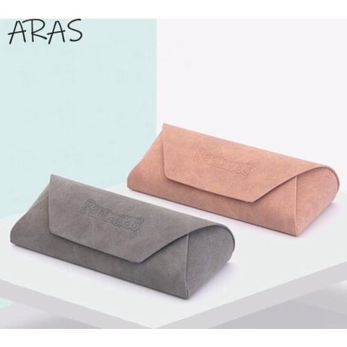 Retro PU Leather Cover Sunglasses Case For Unisex Glasses Portable Soft Glasses Waterproof Non-Slip Handmade Glasses Accessories