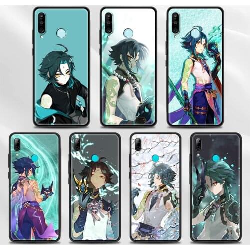 Genshin Impact Xiao Game Phone Case For Huawei P Smart Z 2019 2021 P30 Pro P40 Lite E P20 P10 Soft Black Silicone Cover Bumper