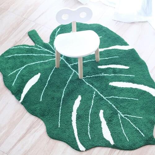 Cotton Baby Leaf Play Mat Activity Game Playmat Rug Decoration Children Room Mat Kids Toys Blanket Carpet Nordic Baby Carpet