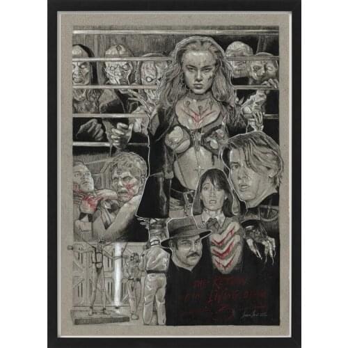Return of the Living Dead Collection Horror Movie Film Illustration Decorative Poster Wall Art Canvas Sticker Home Decor