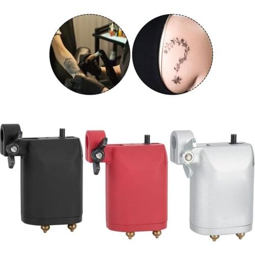 3 Colors Square Tattoo Motor Machine Plastic Steel Cut Line Fog Rotating Tattoo Machine Lined Coloring Gun Permanent Makeup Tool