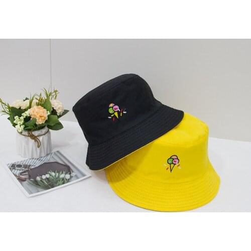 2021 New Sun Hat Letter Bucket Hat Men Women Hip Hop Caps Summer Panama Foldable Double Sided Dance Hat Casual Hats