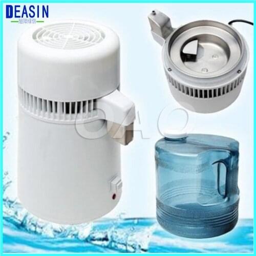 New Arrival Dental Medical Home Use Pinty 1Gal 4L Pure Water Distiller All Stainless Steel Internal