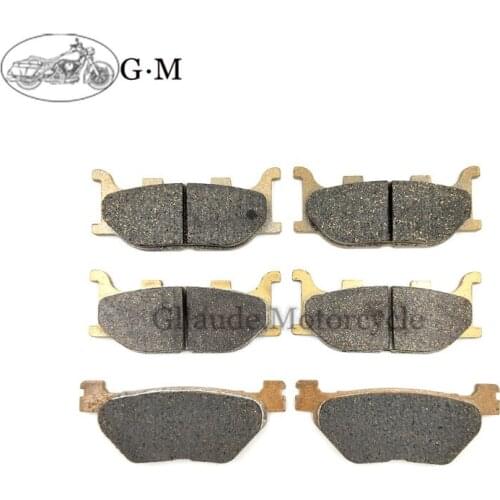 Motorcycle Front / Rear Brake Pads For YAMAHA XVS1300 V-Star 2007-2014 XVS1300 A Midnight Star 2007-2016