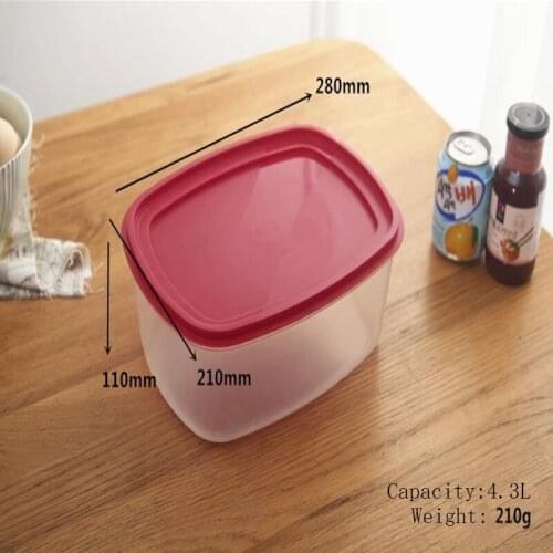 7-in-1 Food Container Environmently Food Grade Plastic Bento Fresh-Keeping Box Fridge Multi Capacity Save Space 7pcs/Lot