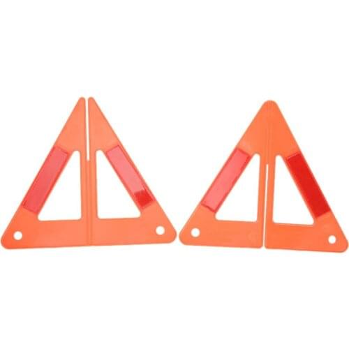 Portable Car Emergency Breakdown Reflective Combined Type Warning Triangle Safety Stop Sign Foldable Triangle Sign