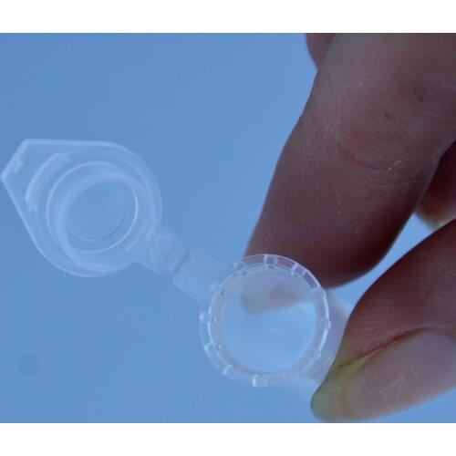 50PCS 0.5ml With Scale Lab Mini Plastic Test Tube Centrifuge Vial Clear Snap Cap Centrifuge Tubes Vial