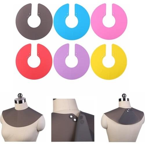 Professional Haircut Shawl Neck Cape Wrap Collar Silicone Neck Shield Waterproof Hairdressing Apron for Hair Coloring