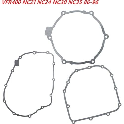 Motorcycle Engine Generator Crankcase Oil Pan Clutch Cover Gasket For Honda VFR400 NC21 NC24 NC30 NC35 1986-1996 VFR 400
