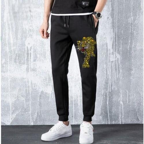 Rhinestones Mens Shirt Long pants Casual Shirts Streetwear Social Party Male Clothing pants