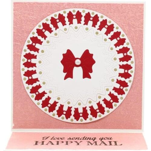 YPP CRAFT Bowknot Doily Metal Cutting Dies Stencils for DIY Scrapbooking/photo album Decorative Embossing DIY Paper Cards