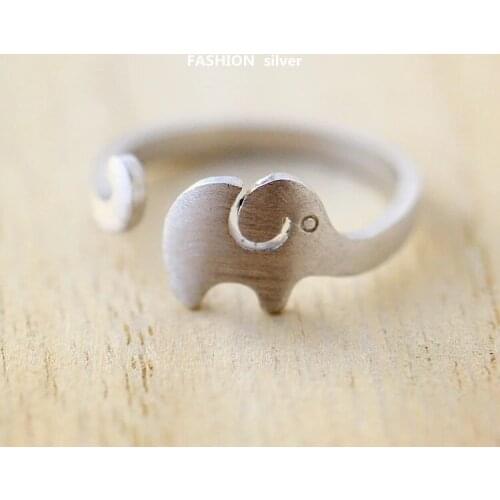 YSMLK Real 925 Sterling Silver Ring Silver fashion jewelry Ring Drawing Hollow Elephant Branches jewelry wholesale jewelry