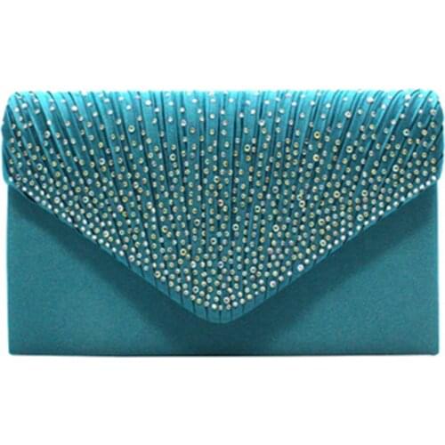 Women Evening Envelope Handbag Crossbody Shoulder Bag Chain for Mobile Phone Wedding Best Sale-WT