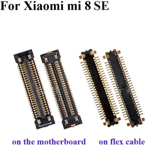 1 SET For Xiaomi mi 8 se mi8 se LCD display screen FPC connector For Xiaomi mi 8se mi8se logic on motherboard mainboard
