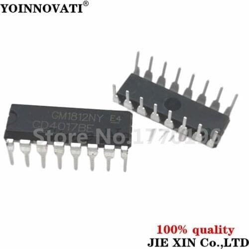 100PCS CD4017BE CD4017 4017 DIP16
